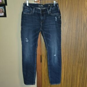 Silver Jeans Women's Dark Blue Skinny Jeans